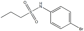 N-(4-bromophenyl)propane-1-sulfonamide Struktur