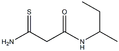 N-(butan-2-yl)-2-carbamothioylacetamide Struktur