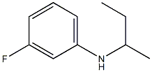 N-(butan-2-yl)-3-fluoroaniline Struktur