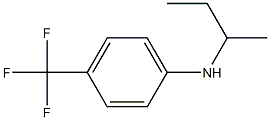 N-(butan-2-yl)-4-(trifluoromethyl)aniline Struktur