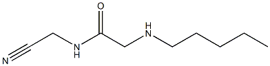 N-(cyanomethyl)-2-(pentylamino)acetamide Struktur