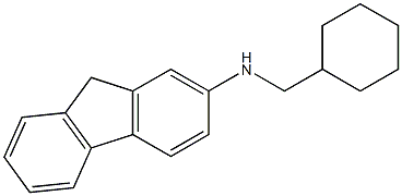 N-(cyclohexylmethyl)-9H-fluoren-2-amine Struktur