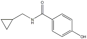 N-(cyclopropylmethyl)-4-hydroxybenzamide Struktur