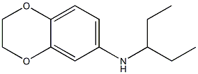 N-(pentan-3-yl)-2,3-dihydro-1,4-benzodioxin-6-amine Struktur