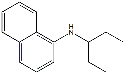 N-(pentan-3-yl)naphthalen-1-amine Struktur