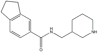 N-(piperidin-3-ylmethyl)-2,3-dihydro-1H-indene-5-carboxamide Struktur