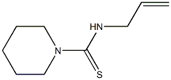 N-(prop-2-en-1-yl)piperidine-1-carbothioamide Struktur