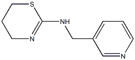 N-(pyridin-3-ylmethyl)-5,6-dihydro-4H-1,3-thiazin-2-amine Struktur