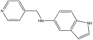 N-(pyridin-4-ylmethyl)-1H-indol-5-amine Struktur