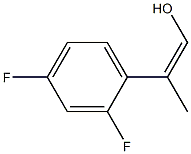 2-(2,4-Difluorophenyl)-propen-1-ol Struktur