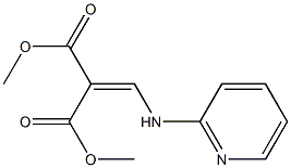 2-(Pyridin-2-ylaminomethylene)-malonic acid dimethyl ester Struktur