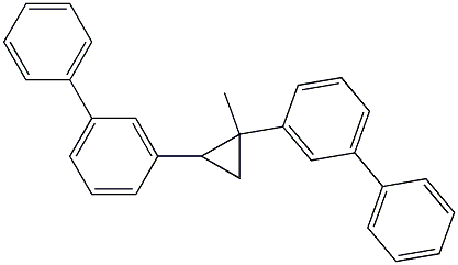 3-(2-[1,1'-biphenyl]-3-yl-2-methylcyclopropyl)-1,1'-biphenyl Struktur