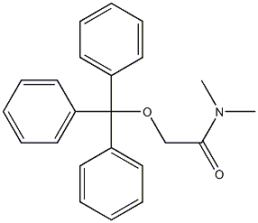 N,N-dimethyl-2-(trityloxy)acetamide Struktur