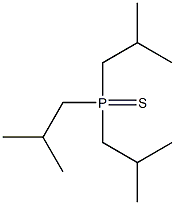 Triisobutylphosphine sulfide Struktur