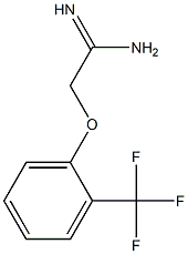 2-(2-TRIFLUOROMETHYLPHENOXY)ACETAMIDINE Struktur