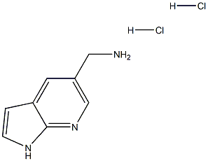 (1H-Pyrrolo[2,3-b]pyridin-5-yl)methylaminedihydrochloride Struktur