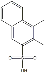 3,4-Dimethyl-2-naphthalenesulfonic acid Struktur