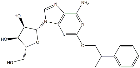 2-(2-Phenylpropoxy)adenosine Struktur