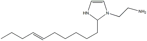 1-(2-Aminoethyl)-2-(6-decenyl)-4-imidazoline Struktur