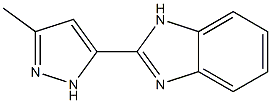 2-(3-Methyl-1H-pyrazol-5-yl)-1H-benzimidazole Struktur