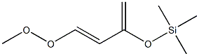 (1E)-1-(Methylperoxy)-3-[(trimethylsilyl)oxy]-1,3-butadiene Struktur