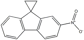 2-Nitrospiro[9H-fluorene-9,1'-cyclopropane] Struktur