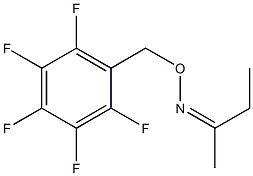 2-Butanone O-[(pentafluorophenyl)methyl]oxime Struktur