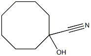 1-Hydroxy-1-cyclooctanecarbonitrile Struktur