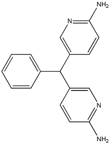 5,5'-Benzylidenebis(pyridin-2-amine) Struktur