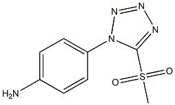 Methyl 1-(4-aminophenyl)-1H-tetrazol-5-yl sulfone Struktur