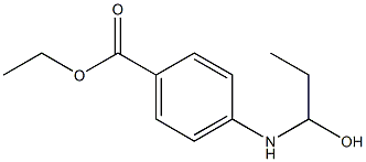 4-[(1-Hydroxypropyl)amino]benzoic acid ethyl ester Struktur