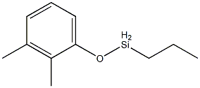 (2,3-Dimethylphenoxy)propylsilane Struktur