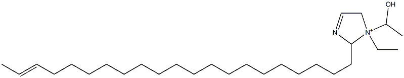 1-Ethyl-2-(19-henicosenyl)-1-(1-hydroxyethyl)-3-imidazoline-1-ium Struktur