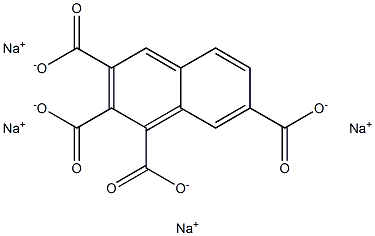 1,2,3,7-Naphthalenetetracarboxylic acid tetrasodium salt Struktur