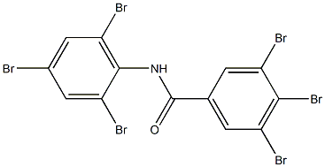 N-(2,4,6-Tribromophenyl)-3,4,5-tribromobenzamide Struktur