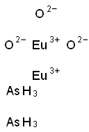 Europium arsenic oxide Struktur