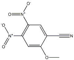 2-Methoxy-4,5-dinitrobenzonitrile Struktur