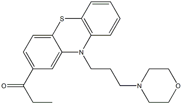 1-[10-(3-Morpholinopropyl)-10H-phenothiazin-2-yl]-1-propanone Struktur