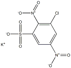 3-Chloro-2,5-dinitrobenzenesulfonic acid potassium salt Struktur