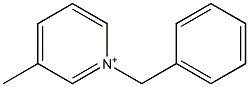 1-Benzyl-3-methylpyridinium Struktur