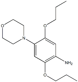 4-(4-Amino-2,5-dipropoxyphenyl)morpholine Struktur