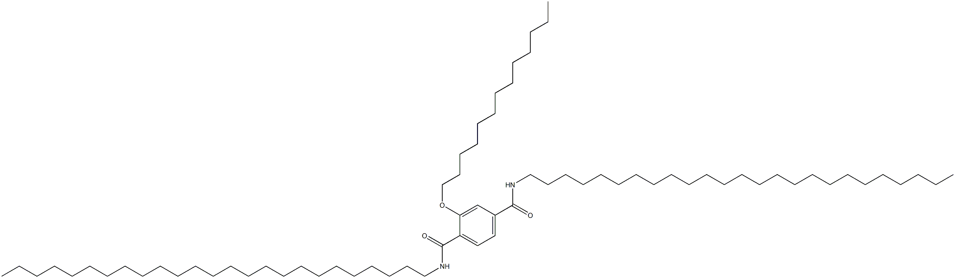 2-(Tridecyloxy)-N,N'-dipentacosylterephthalamide Struktur