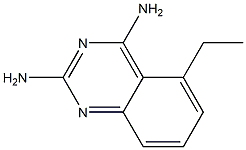 2,4-Diamino-5-ethyl-quinazoline Struktur