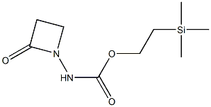 1-[2-(Trimethylsilyl)ethoxycarbonylamino]azetidin-2-one Struktur