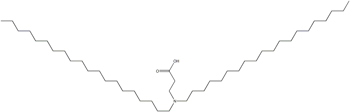 3-(Diicosylamino)propanoic acid Struktur