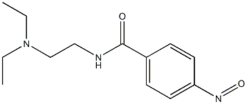 4-Nitroso-N-[2-(diethylamino)ethyl]benzamide Struktur