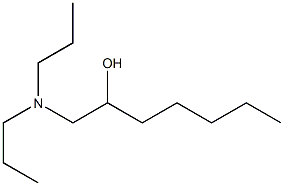 1-Dipropylamino-2-heptanol Struktur