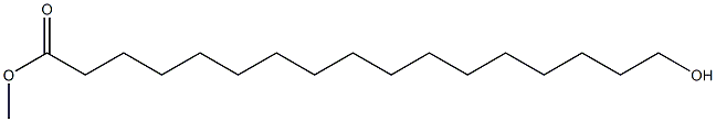 17-Hydroxyheptadecanoic acid methyl ester Struktur