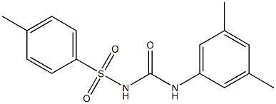 1-(3,5-Dimethylphenyl)-3-(4-methylphenylsulfonyl)urea Struktur