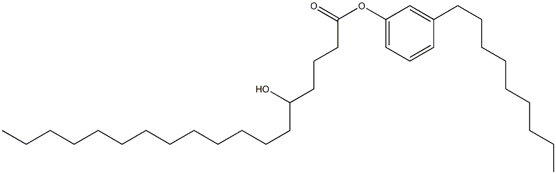 5-Hydroxystearic acid 3-nonylphenyl ester Struktur